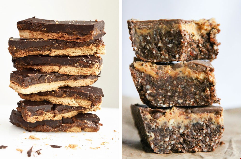 Homemade Twix en Peanutbutter Fudge Brownies @ Thisrawsomeveganlife Homemade Twix en Peanutbutter Fudge Brownies @ Thisrawsomeveganlife